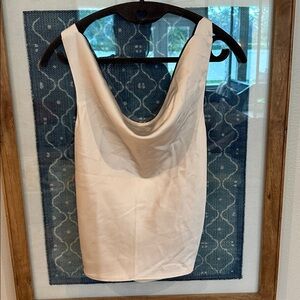 Abercrombie & Fitch Elegant White Cowl Neck Top